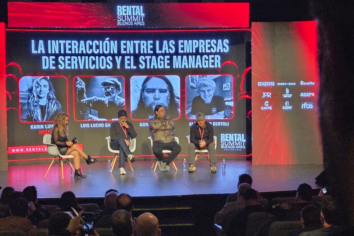 La sala del Centro Cultural Borges completa durante el panel de Stage Managers de la edición 2026